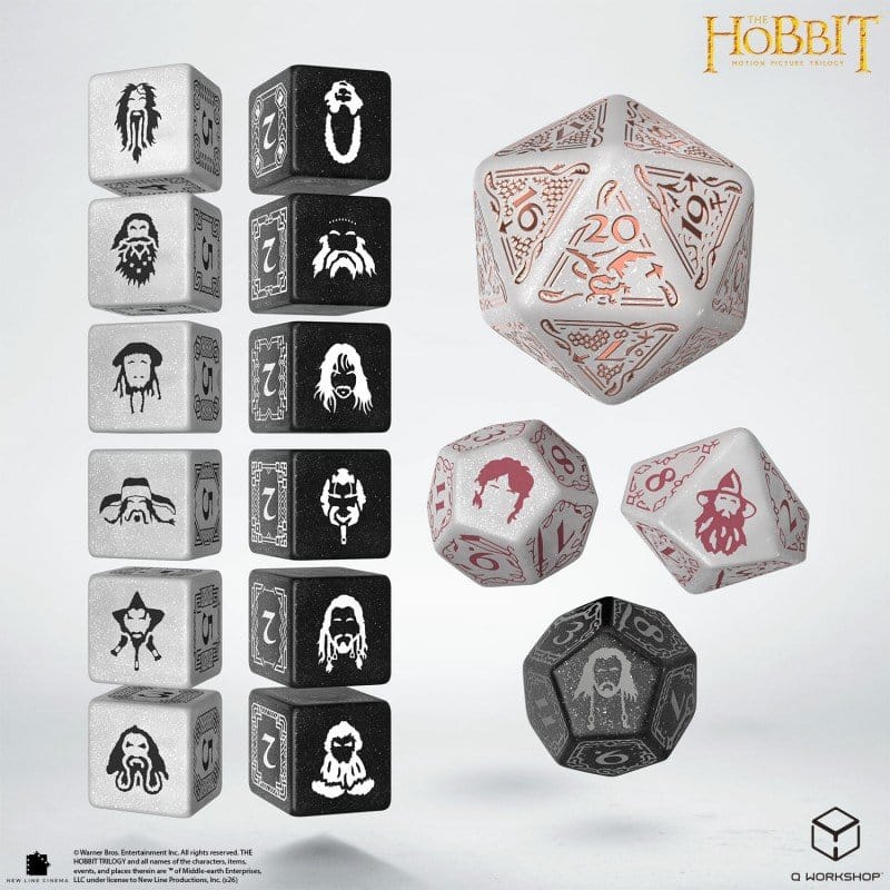 The Hobbit TCG Dice Set of 16 Radiant Dawn 5907699498871