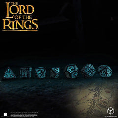 The Lord of the Rings Dice Set of 7 Moria (Glow in the Dark) 5907699498918