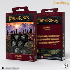 The Lord of the Rings Dice Set of 7 Moria (Glow in the Dark) 5907699498918