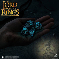 The Lord of the Rings Dice Set of 7 Moria (Glow in the Dark) 5907699498918