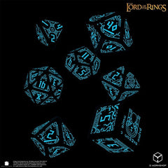 The Lord of the Rings Dice Set of 7 Moria (Glow in the Dark) 5907699498918