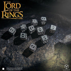 The Lord of the Rings: 10 D6 Dice Set Moria (Glow in the dark) 5907699498925