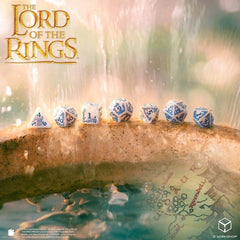 The Lord of the Rings Dice Set of 7 Rivendell (Stone) 5907699498932