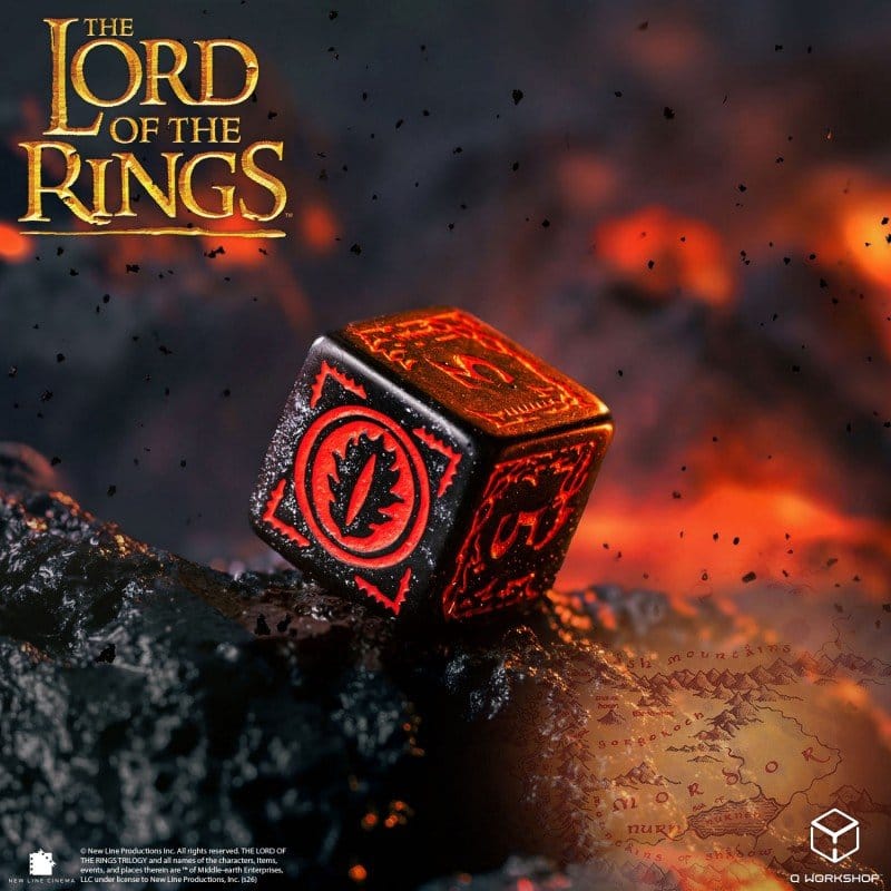 The Lord of the Rings Dice Set of 7 Mordor 5907699498956