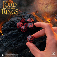 The Lord of the Rings Dice Set of 7 Mordor 5907699498956