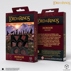 The Lord of the Rings Dice Set of 7 Mordor 5907699498956