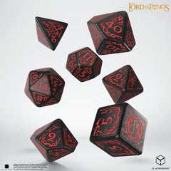 The Lord of the Rings Dice Set of 7 Mordor 5907699498956