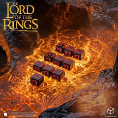 The Lord of the Rings: 10 D6 Dice Set Mordor 5907699498963
