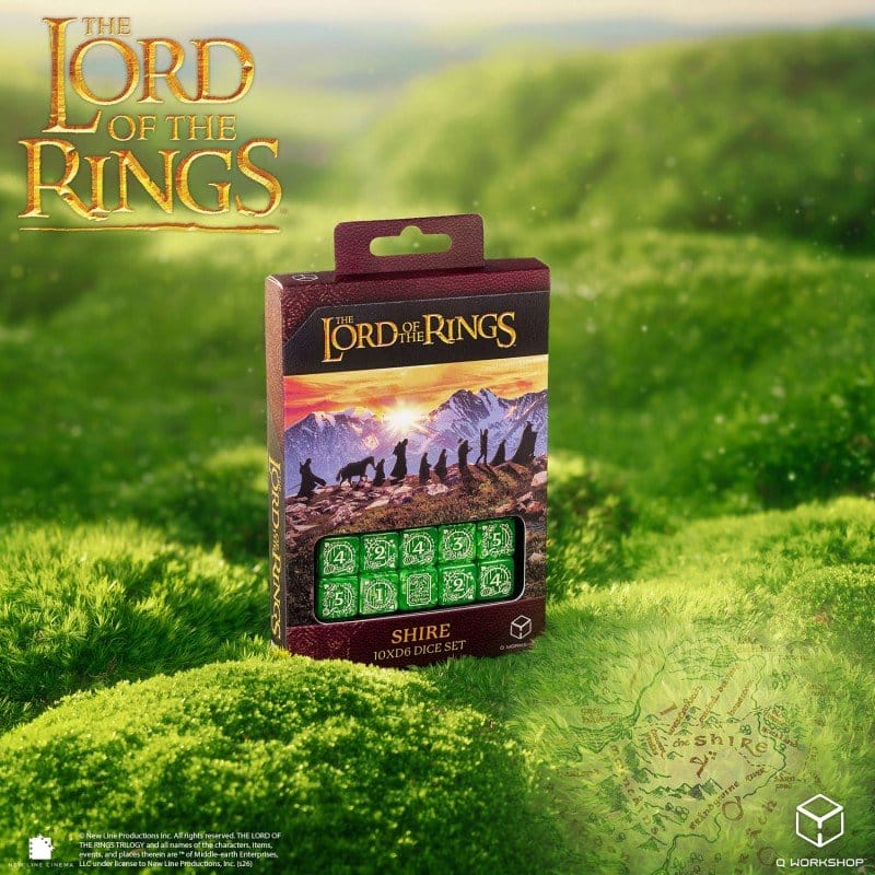 The Lord of the Rings: 10 D6 Dice Set Shire 5907699498987