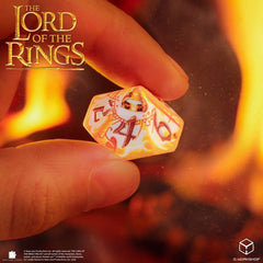 The Lord of the Rings Full Art Dice Set of 7 Ring-bearers (Whitefire Radiance) 5907699499083
