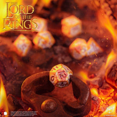 The Lord of the Rings Full Art Dice Set of 7 Ring-bearers (Whitefire Radiance) 5907699499083