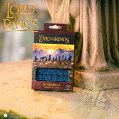 The Lord of the Rings: 10 D6 Dice Set Rivendell (Water) 5907699499137