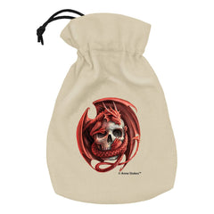 Anne Stokes Dice Pouch Skull Embrace 5907699497829