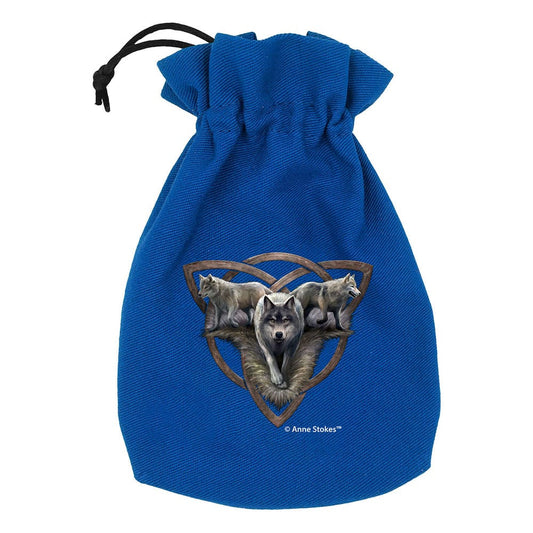 Anne Stokes Dice Pouch Wolf Trio 5907699497867