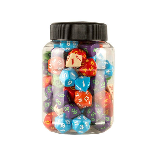 Round Jar of Classic RPG Dice (80) 5907699494064