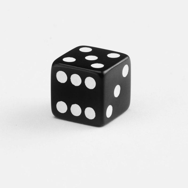 Q Workshop Dice Set Full Pack D6 Black (20) 5907699498345