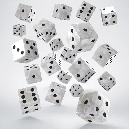 Q Workshop Dice Set Full Pack D6 Pearl (20) 5907699498437