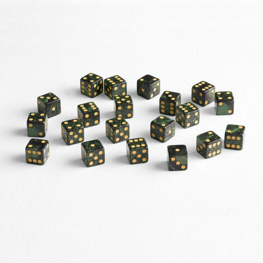 Q Workshop Dice Set Full Pack D6 Green (20) 5907699498444