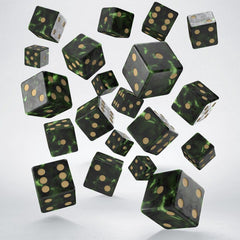 Q Workshop Dice Set Full Pack D6 Green (20) 5907699498444