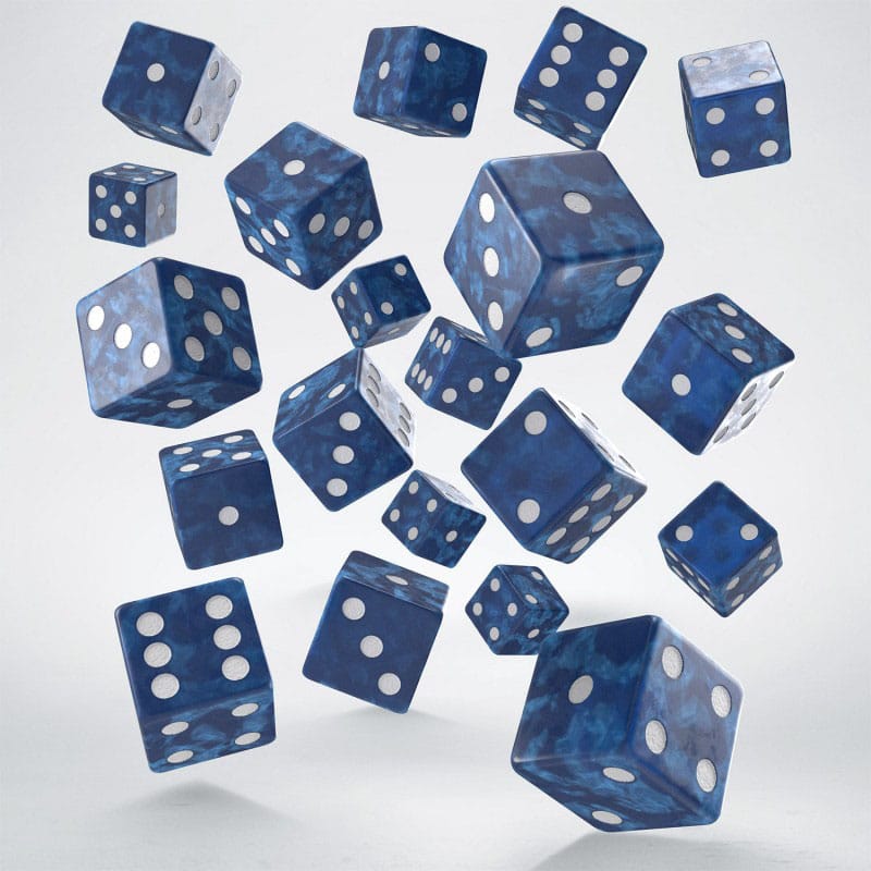 Q Workshop Dice Set Full Pack D6 Cobalt (20) 5907699498451