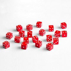 Q Workshop Dice Set Full Pack D6 Red (20) 5907699498475