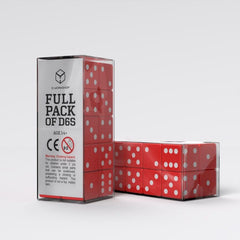 Q Workshop Dice Set Full Pack D6 Red (20) 5907699498475