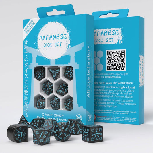 Q-Workshop 20th Anniversary Dice Set Japanese Limited Edition (7) 5907699497294