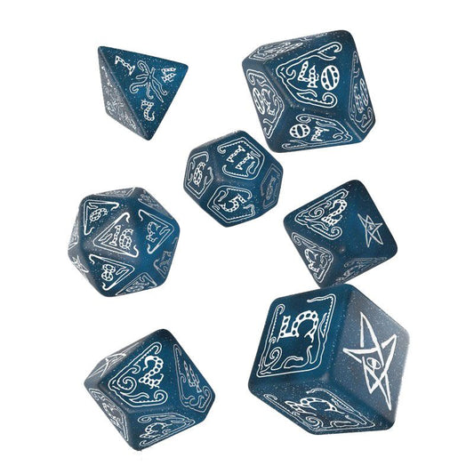 Call of Cthulhu Dice Set Abyssal & White (7) 5907699495979