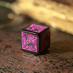 Call of Cthulhu 7th Edition Dice Set Black & Magenta (7) 5907699495986