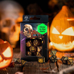 Halloween Dice Set Pumpkin Jack O'Lantern (7) 5907699496327