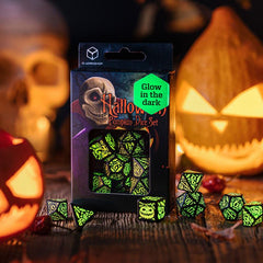 Halloween Dice Set Pumpkin Jack O'Lantern (7) 5907699496327
