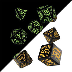 Halloween Dice Set Pumpkin Jack O'Lantern (7) 5907699496327