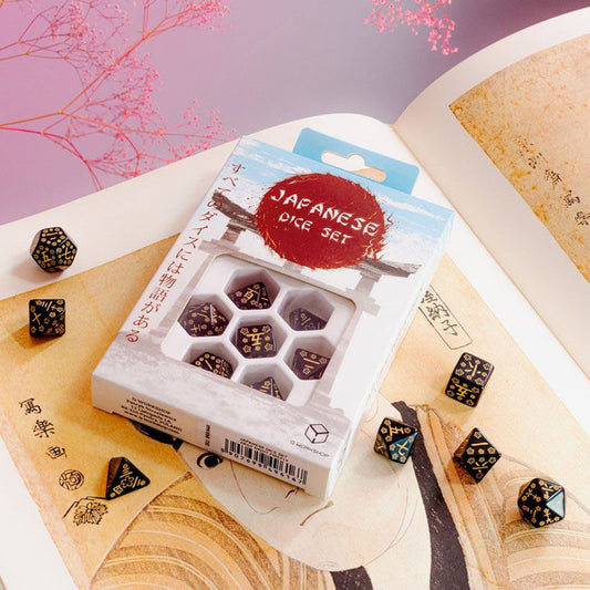 Japanese Dice Set Deep Night Firefly (7) 5907699496167
