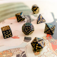 Japanese Dice Set Deep Night Firefly (7) 5907699496167
