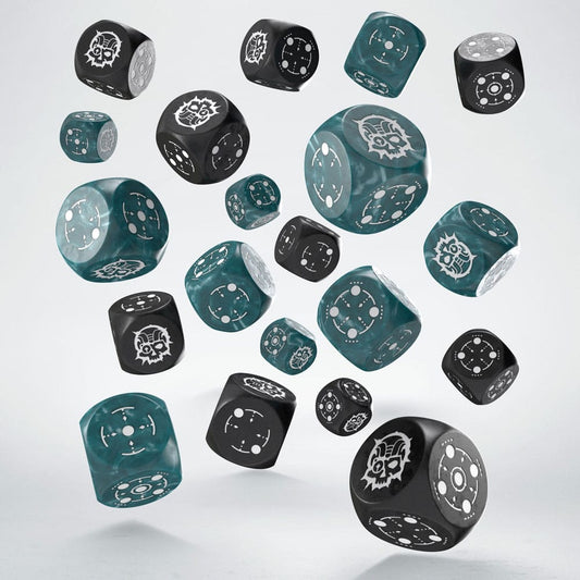 Crosshairs Compact D6 Dice Set Stormy&Black (20) 5907699497355