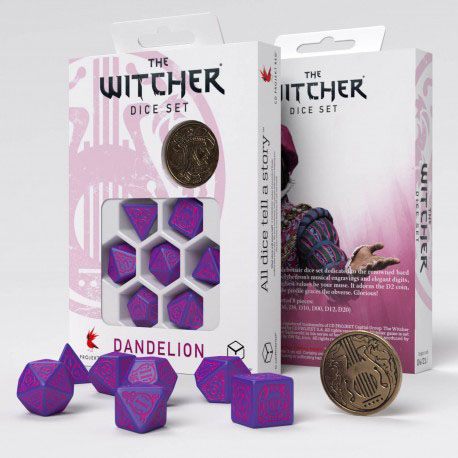 The Witcher Dice Set Dandelion The Conqueror of Hearts (7) 5907699496129