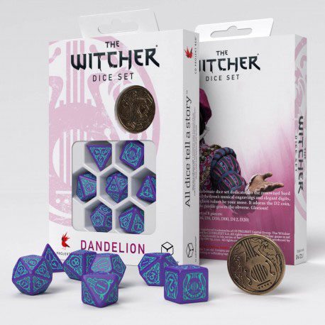 The Witcher Dice Set Dandelion Half a Century of Poetry (7) 5907699496112
