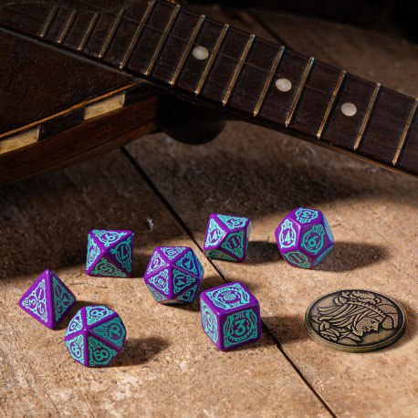 The Witcher Dice Set Dandelion Half a Century of Poetry (7) 5907699496112
