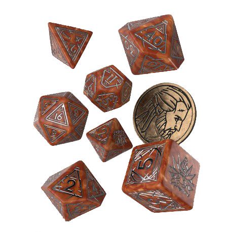 The Witcher Dice Set Geralt The Monster Slayer (7) 5907699496099