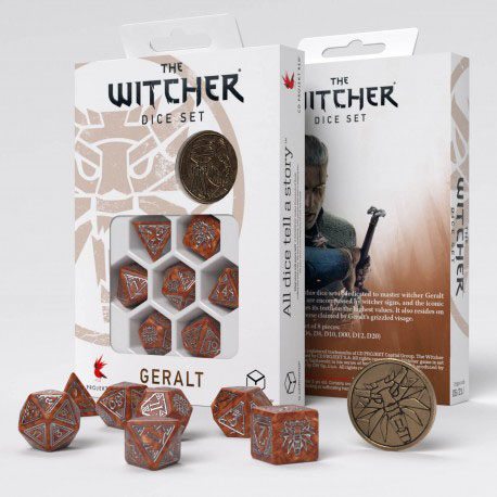 The Witcher Dice Set Geralt The Monster Slaye 5907699496099