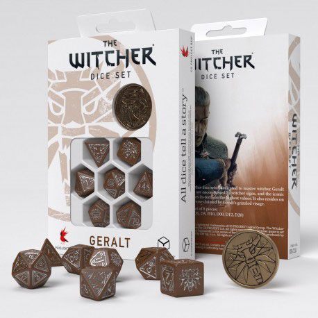 The Witcher Dice Set Geralt Roach's Companion (7) 5907699496082
