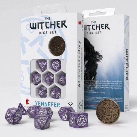 The Witcher Dice Set Yennefer Lilac and Gooseberries (7) 5907699496051