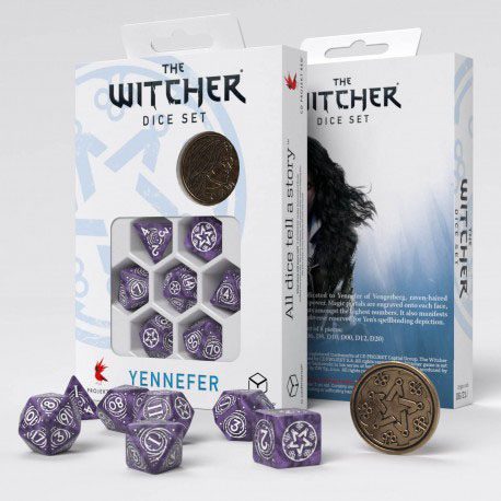 The Witcher Dice Set Yennefer Lilac and Goose 5907699496051