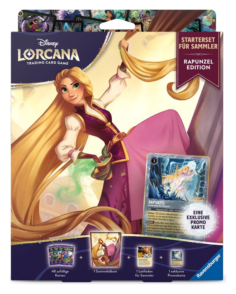 Disney Lorcana TCG Collector's Starter Set Rapunzel Edition *German Version* 4050368900333