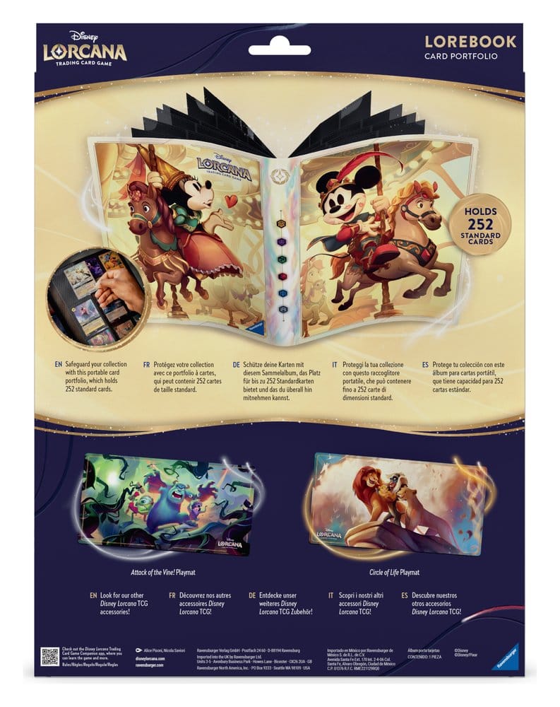 Disney Lorcana TCG Card Portfolio Mickey & Minnie 4050368900739