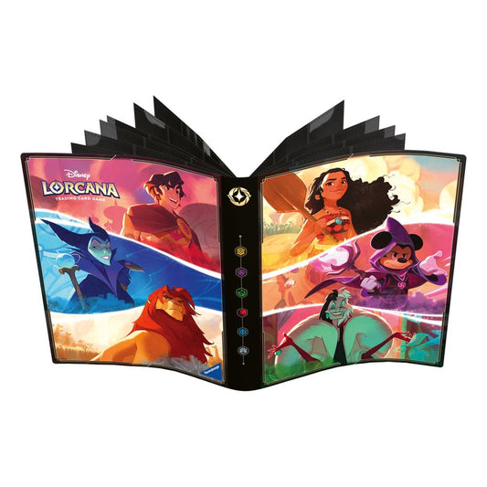 Disney Lorcana TCG Portfolio Micky, Vaiana, Cruella De Vil 4050368984104