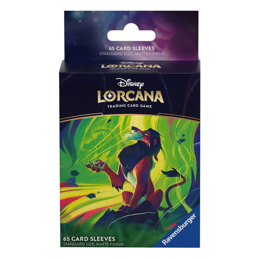 Disney Lorcana TCG Card Sleeves Scar (65) 4050368984395