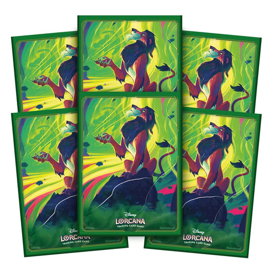 Disney Lorcana TCG Card Sleeves Scar (65) 4050368984395