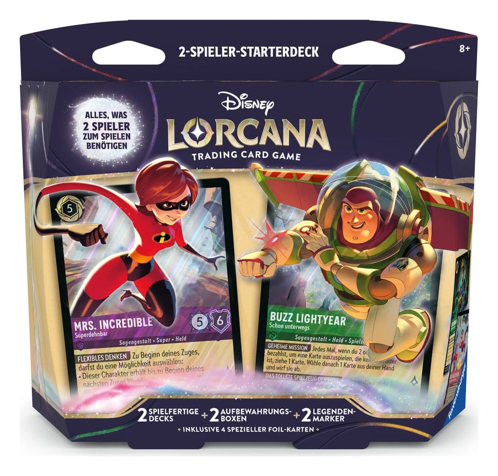 Disney Lorcana TCG 2-Player Starter Set *German Edition* 4050368988553