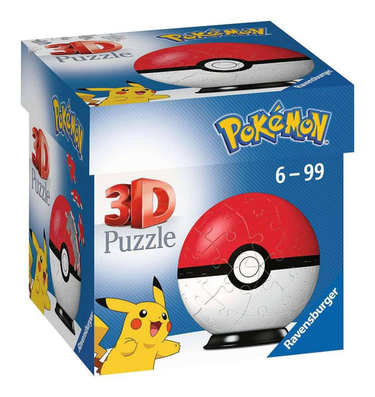Pokémon 3D Puzzle Pokéballs: Classic (55 Pieces) - Amuzzi